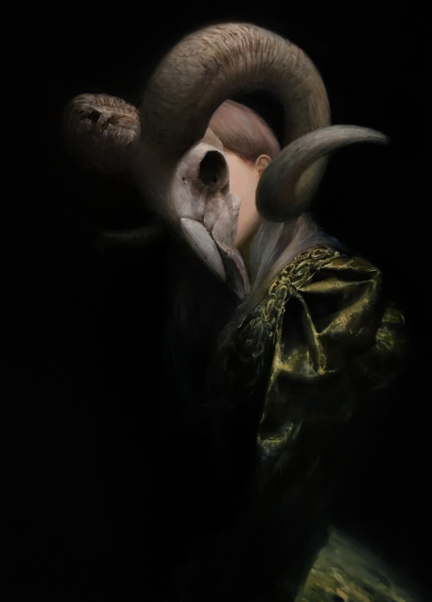 Untitled 1, 2019, oil on canvas by Seongkeun Park.