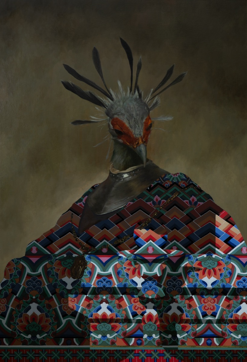 Portrait of Desire (after Rembrandt), 2024, oil on canvas by Seongkeun Park.